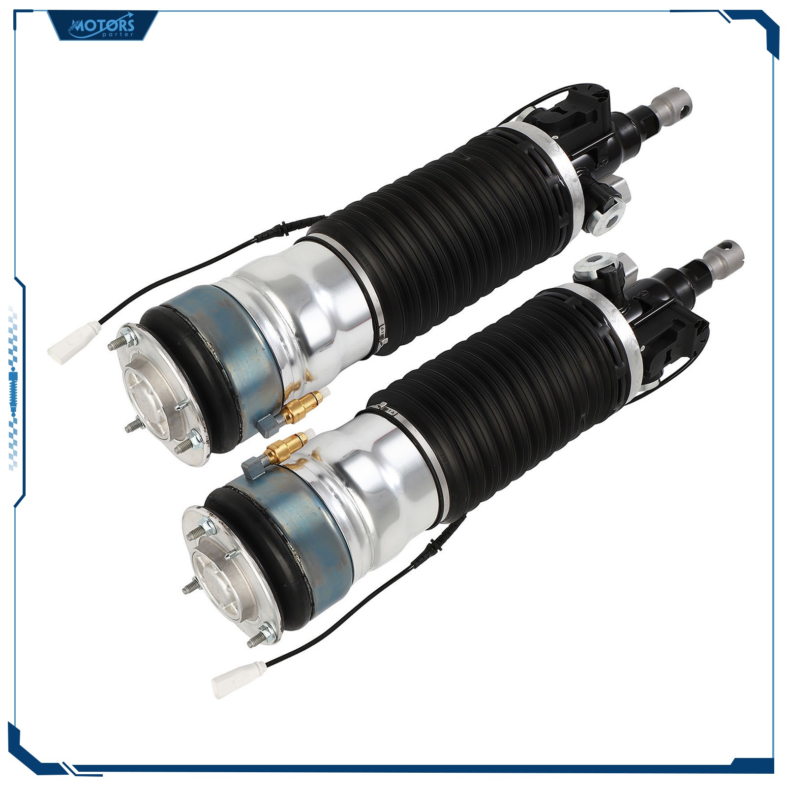 Pair Front Air Shock Strut For 2008-19 Rolls Royce Ghost RR4 Wraith RR5 Dawn RR6