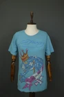 Ed Hardy Blue Regular Fit Short Sleeve Crew Neck Pullover T-Shirt Top Size S