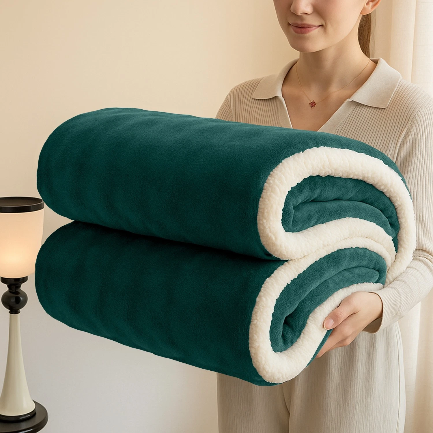 Luxury linen curtain view 4