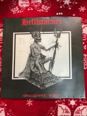 RARE Hellhammer apocalyptic raids LIMITED EDITION Red vinyl 2008