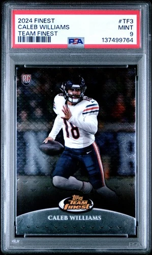 2024 TOPPS FINEST TEAM FINEST #TF3 CALEB WILLIAMS PSA 9