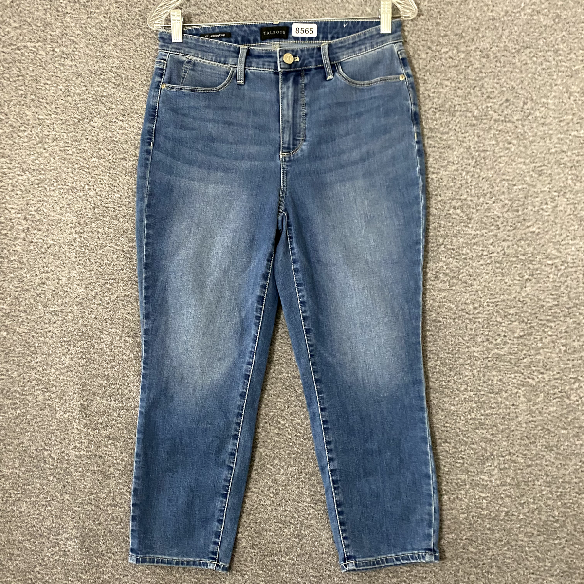 Talbots Women’s Size 6P Petite Blue Denim Jegging Crop