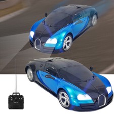 Coche de juguete modelo vehículo de carreras Fathom Rider con control remoto azul para regalo de Navidad