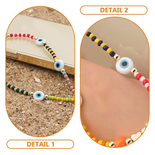 2 Pcs Handy Kette Perlenbesetztes Handy-Schlüsselband Mobiltelefonzauber - Zdjęcie 8 z 12