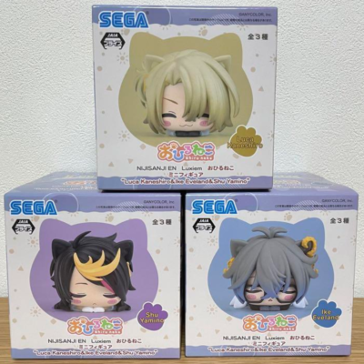 NIJISANJI EN Luxiem Ohiruneko Cat Figure Luca Kaneshiro Ike