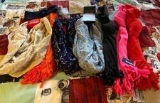 Lot Of New Ladies Scarves, Infinity, Fleece, Pashmina