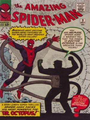 Amazing Spider-Man #3 NEW METAL SIGN: 1st Appearance Dr. Doctor Octopus