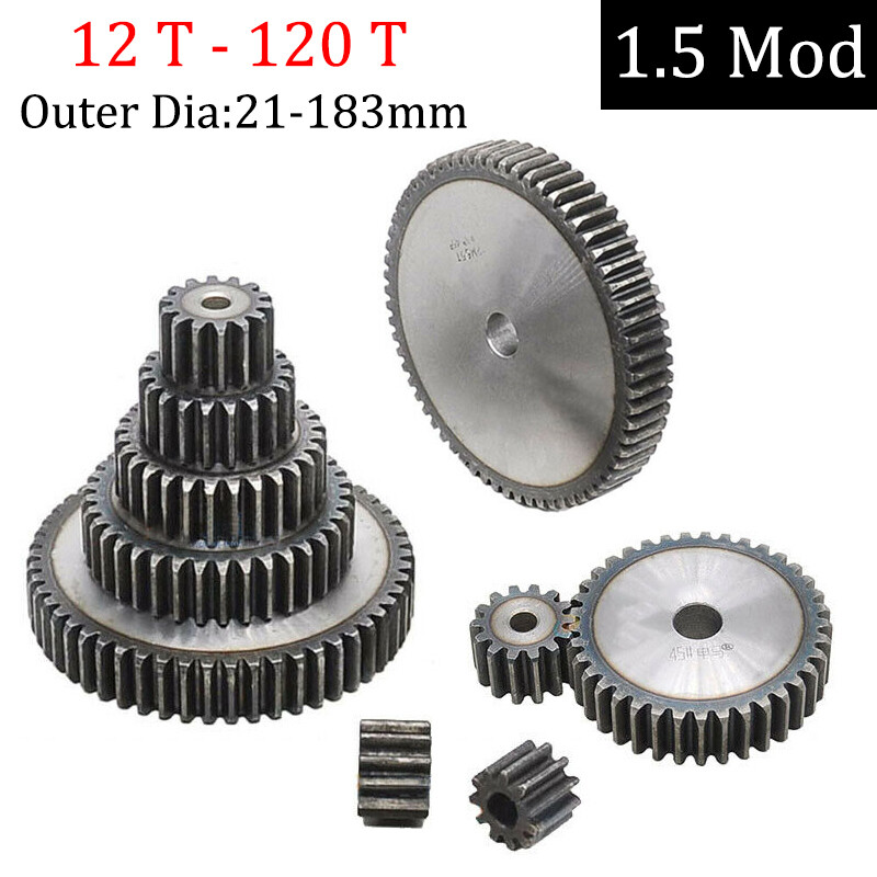 Pignon Droit (Spur Gear) - 51 Dents - Diamètre 4-3/8" - Alésage 1-1/8" - Occasion Avec Rouille
