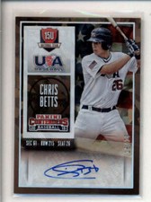 CHRIS BETTS 2015 CONTENDERS ROOKIE CRACKED ICE AUTOGRAPH AUTO #18/23 AK5454