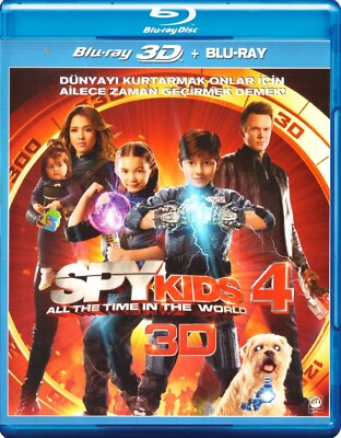 Spy Kids 4: All the Time in the World 3D BLU-RAY Region B 