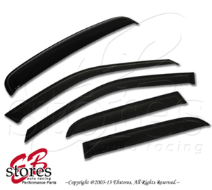 Outside Mount Rain Guards Visor 3.0mm Sun roof 5pcs GMC Envoy XL Only 2002-2009 Outside Mount Rain Guards Visor 3.0mm Sun roof 5pcs GMC Envoy XL Only 2002-2009