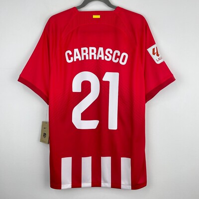 Nike Atlético de Madrid アトレティコマドリード カラスコ Atletico Madrid 2023/2024 Nike Home Shirt Soccer Jersey Size