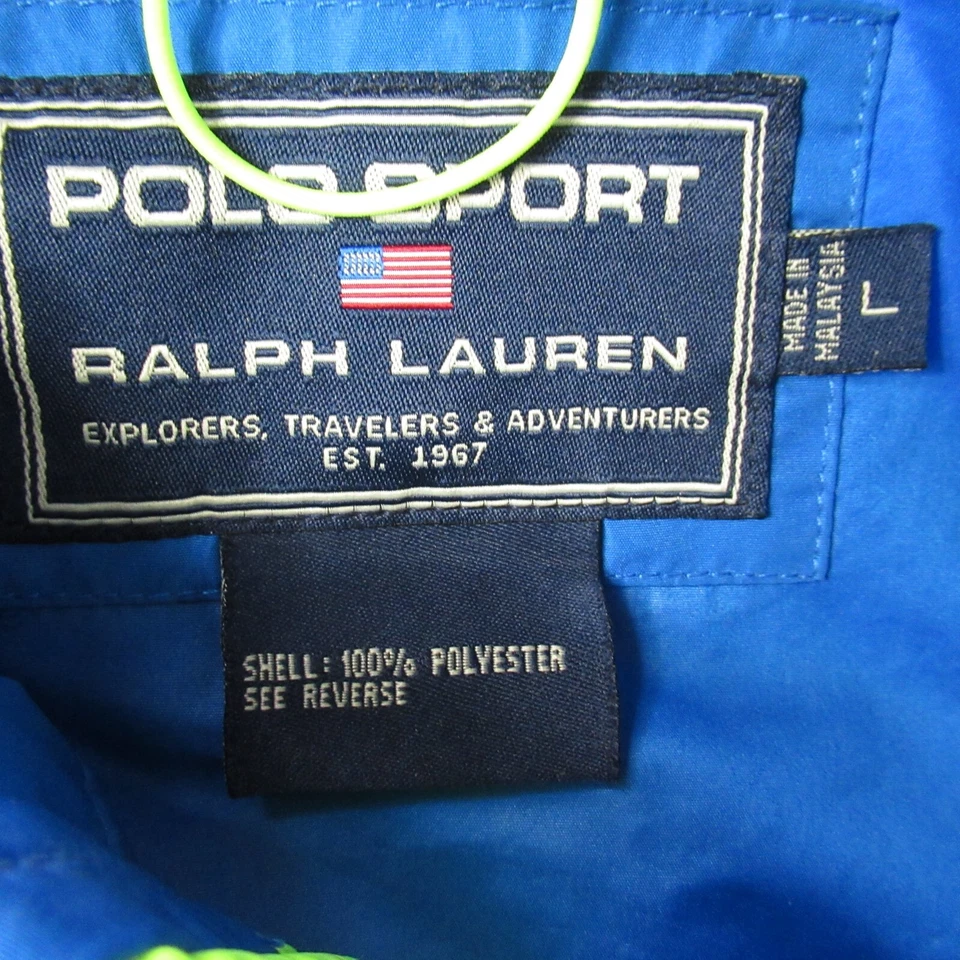 Chaqueta Ralph Lauren Para Hombre Grande Cremallera Completa Manga Larga Exterior Ligera Foto 3 de 4