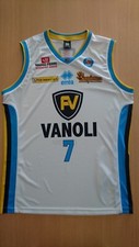 Basketball Jersey Luca Vitali Vanoli Cremona Italia LBA Match Worn