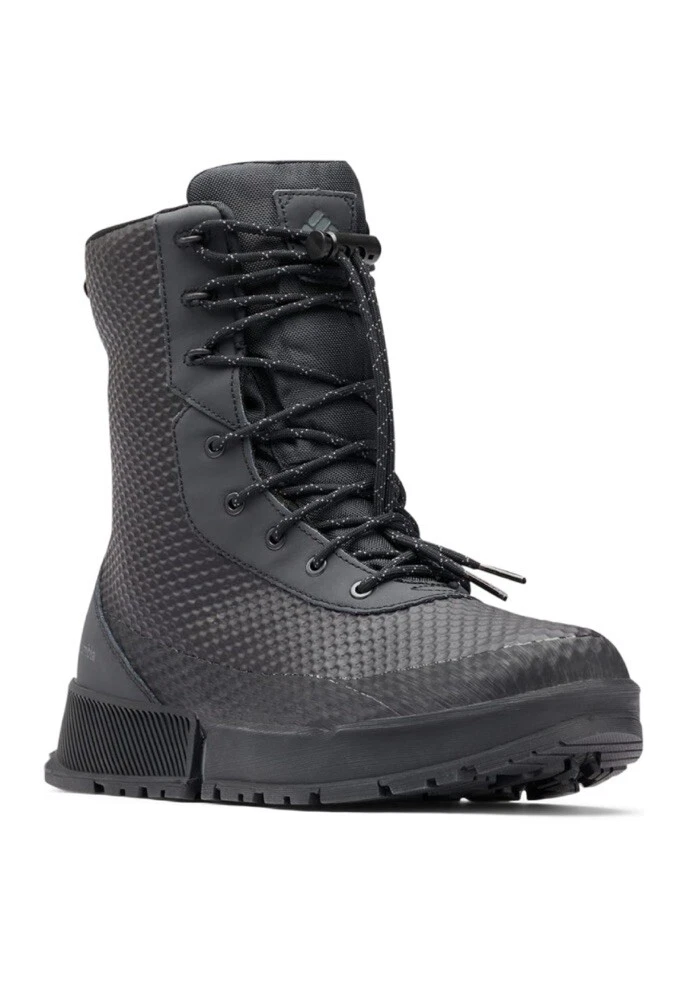 Columbia Men's Hyper Boreal Omni Heat Tall Snow Boots Black BM0127 010 Size 15