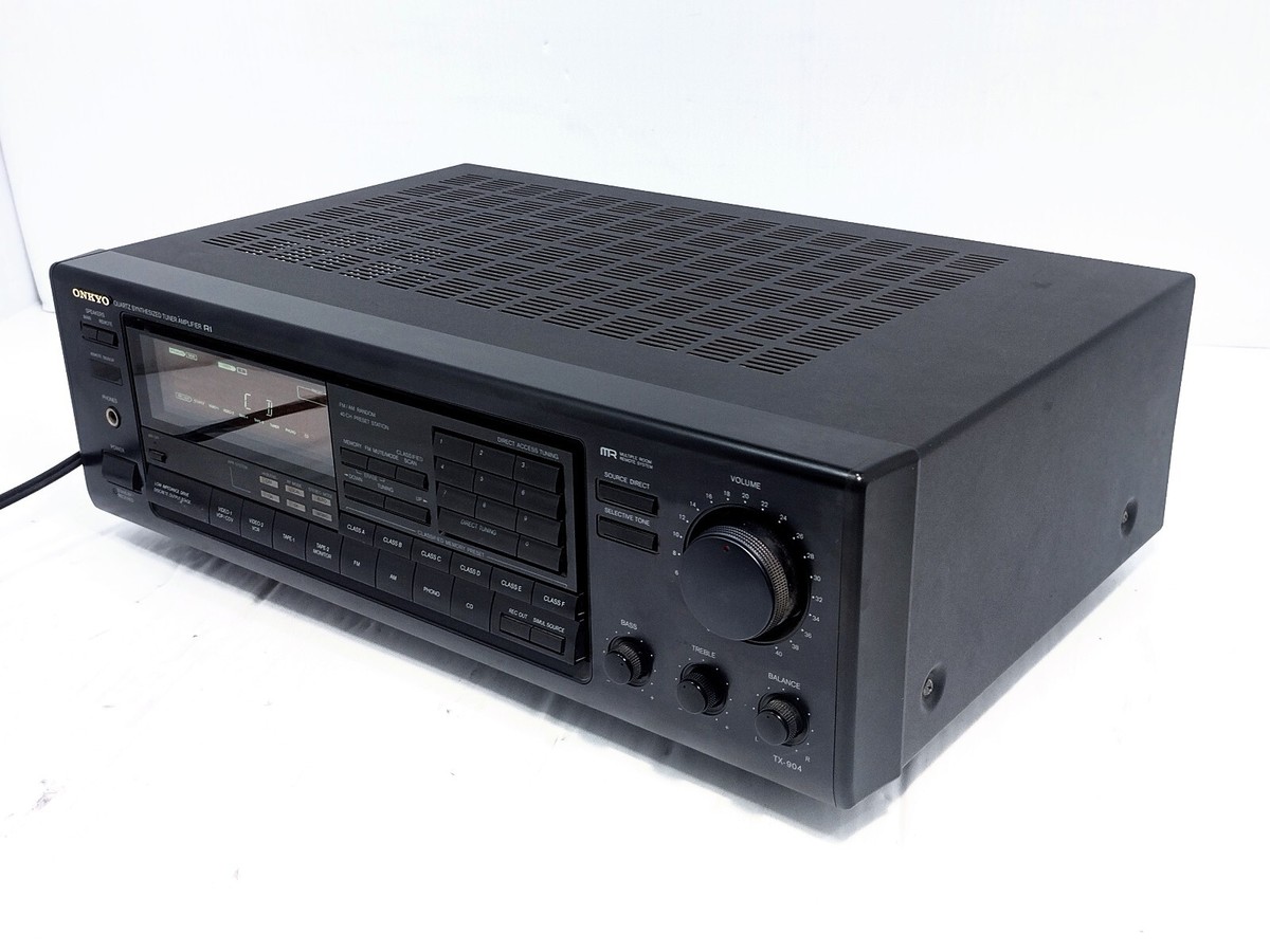 ONKYO ステレオ Onkyo TX-906 Quartz Synthesized Tuner Amplifier | AM/FM | Black