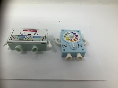 Miniature Monopoly & Game of Life Paper Board Games - Vintage Set