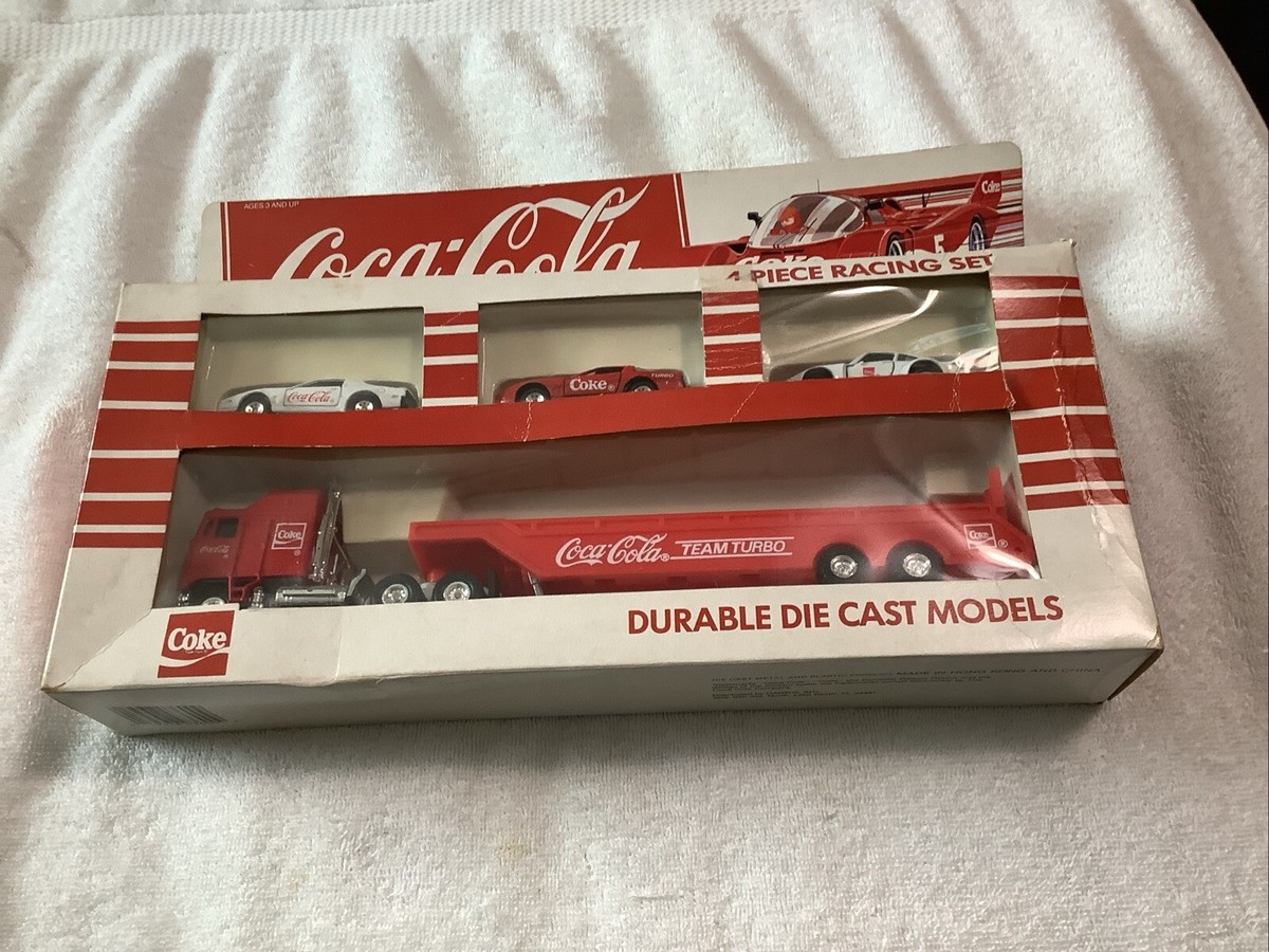 コカ・コーラ 4PIECE RACING SET コカコーラ ダイキャストメタル
