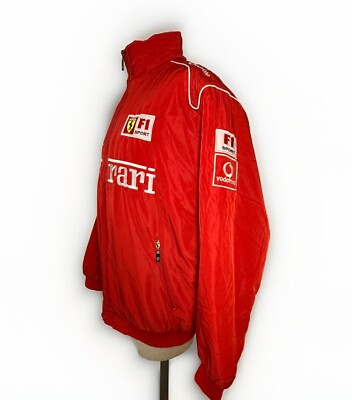 Ferrari Racing Michael Schumacher Jacket Red VTG Men Size L Ferrari Racing Michael Schumacher Jacket Red VTG Men Size L