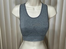 Sweaty Betty London Pullover Yoga Sports Bra S Racerback Medium Support Gray