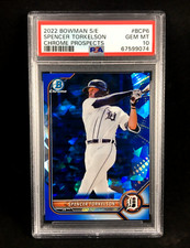 Pop 2 PSA 10 Spencer Torkelson 2022 Bowman Sapphire Chrome Prospects #BCP-6