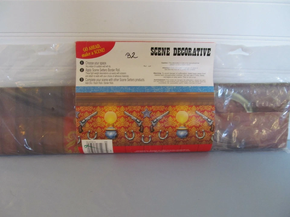 Escena Setters Border Roll 50 Pies Tema Occidental Revólver con Lámparas Foto 4 de 4