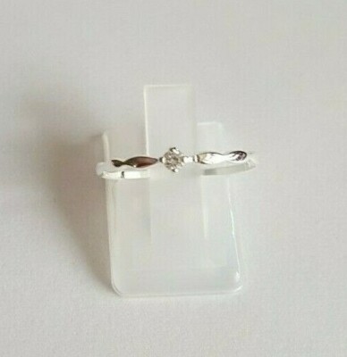 Silberring 925 Silber - Solitärring mit CZ, sehr zierlich, Gr. 44 bis Gr. 64