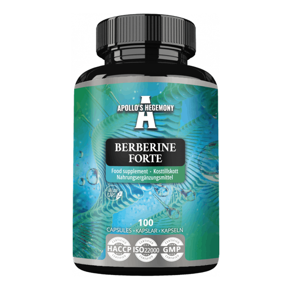 Apollo's Hegemony Berberin Forte 100 Kaps – Zuckerstoffwechsel, Verdauung-image