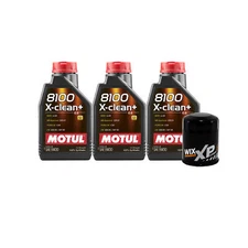 3L Motul 8100 X-CLEAN + 5W30 Wix XP Filter Motor Oil Change Kit API SN/CF