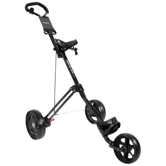 2023 Masters 3 Series 3-Wheel Golf Trolley Premium Lightweight Push Cart Folding
