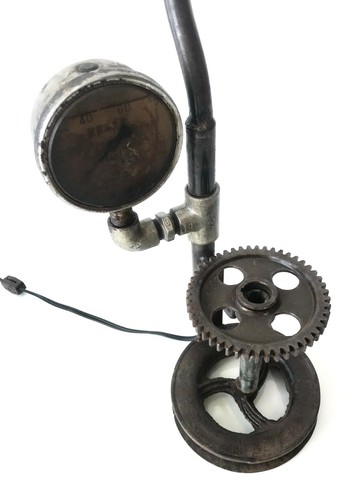 Handmade Steampunk Industrial Lamp - Picture 3 of 8