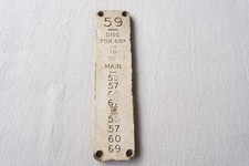 Signals Signalling Railway Lever Plate Railwayana 59