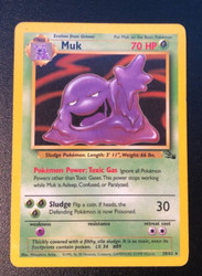 Muk 28/62 Fossil Non-Holo Rare
