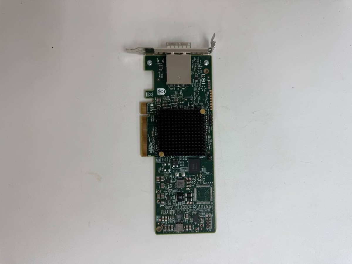 Staffa PCI Profilo Intero Per Scheda LSI 9300-8e Con Connettori SFF-8644