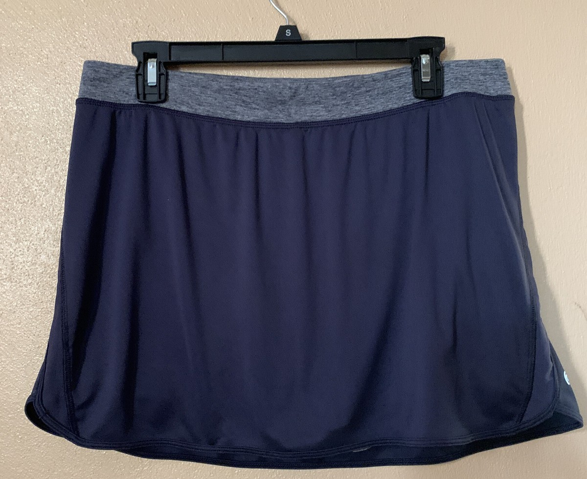 スカート CHAMPION HOLIDAY MINI SKIRT NAVY CHAMPION Women's Sport Skirt With Built-in Short Size XL 100
