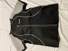 womens neoprene body shaper sauna workout zippered jacker Size X-Large