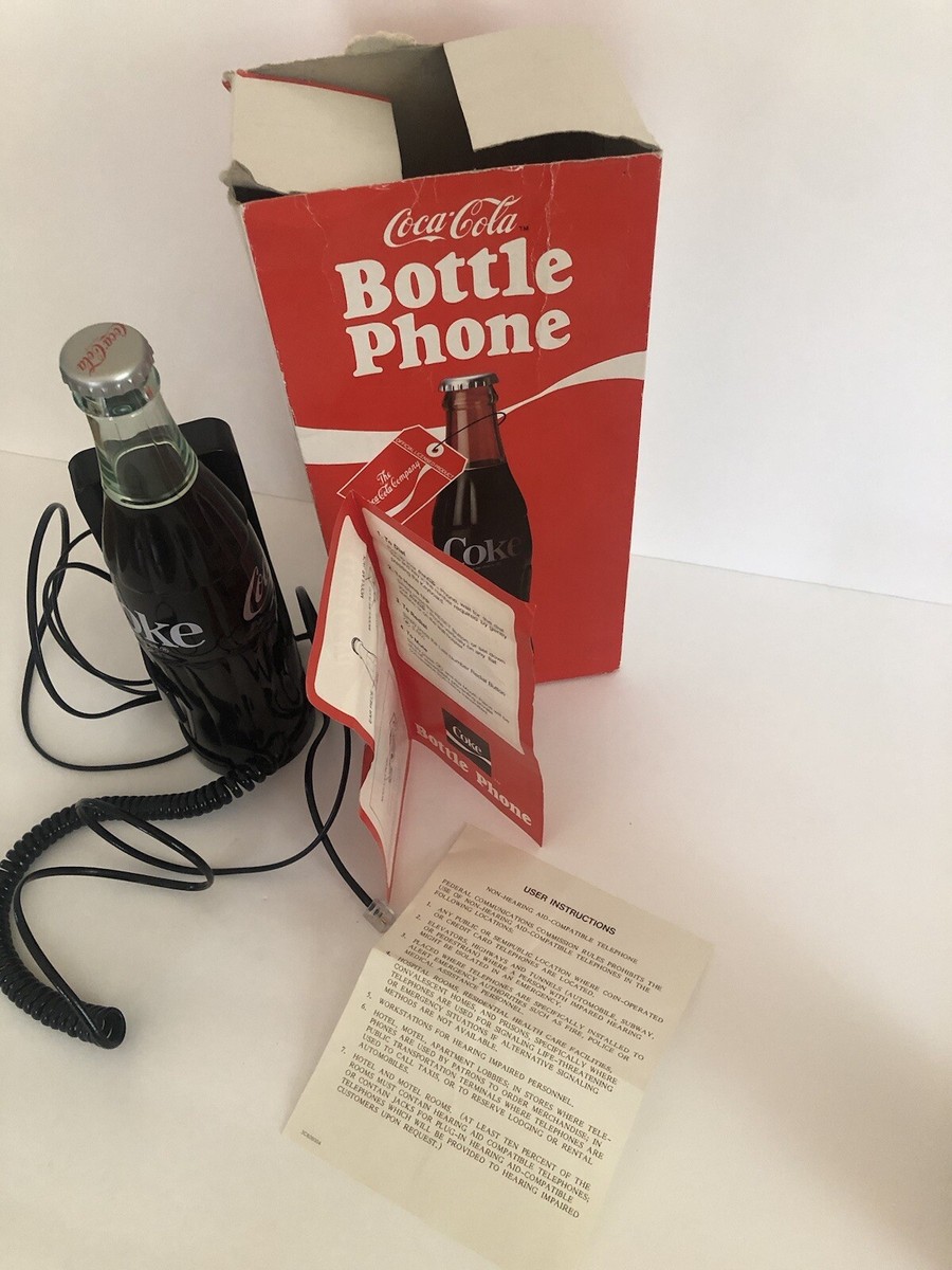 Vintage Coca-Cola Bottle Shape Phone 1983 | eBay
