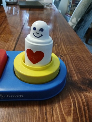 Vtg 1980s Shape Learning Bath Toy ~ Playpath Fitting Forms ~ Johnson & Johnson - Picture 3 of 6