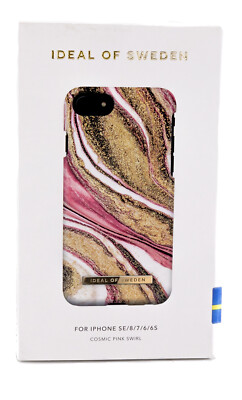 iDeal of Sweden Schutzhülle ''Cosmic Pink Swirl'' iPhone SE20 8 7 6 6S Case A02