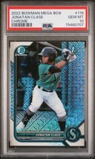 2022 Bowman Mega Box Jonatan Clase #118 Chrome PSA 10 Gem Mint