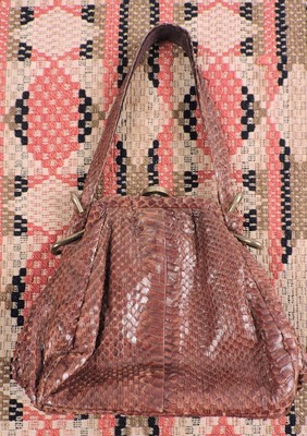 small snakeskin purse