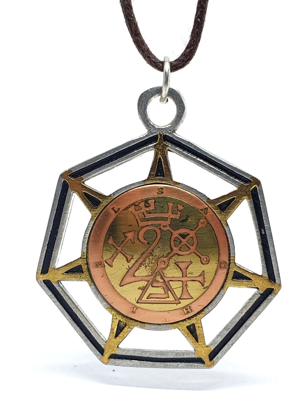 Sachiel Angel of Jupiter Occult Pendant Talisman Life Money Success Cord & Box