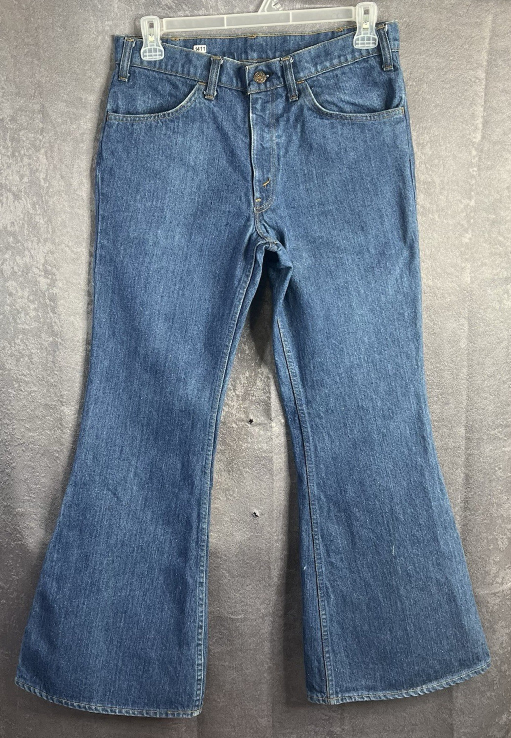 Mens 1977 Vintage Levis Bell Bottom Jeans Size 32Wx31L