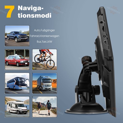 7 Zoll GPS Navi Navigation für Auto LKW PKW Navigationsgerät 8G EU Karten 2024 - Bild 9 von 17