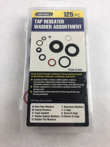 Tap Reseating Washer Tap Reseater Washer Assortment 125 Pc. Storehouse Item 67605 | eBay
