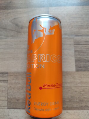 Red Bull Apricot Edition Full 250ml Can Energy drink Dose Polen Morela AC7PL 02