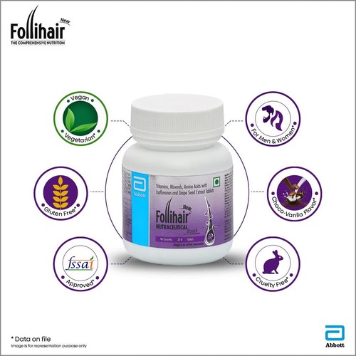 Follihair New by Abbott Helps Nourish & Strengthen Hair Follicles (30 x 2) - Picture 5 of 9
