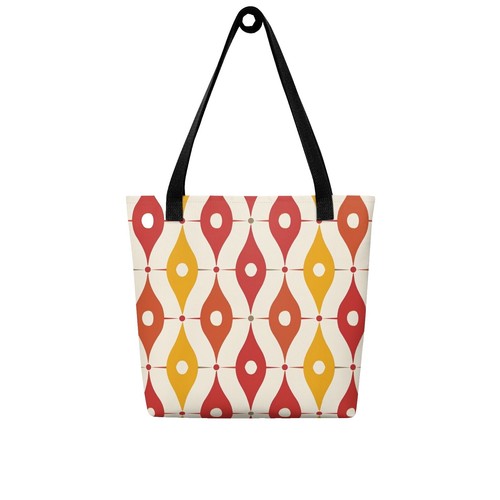L.L.Bean 80s Giza Tag Deluxe Tote Tall Red Navy Canvas Used | eBay