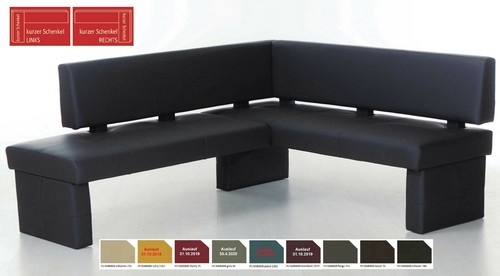 Standard Furniture Domino Eckbank Eckbänke Kunstleder viele Farben u