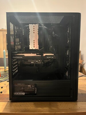 Full HD Gaming Desktop PC, AMD Radeon 6600, Intel i5 12400, 16GB RAM, 1TB SSD